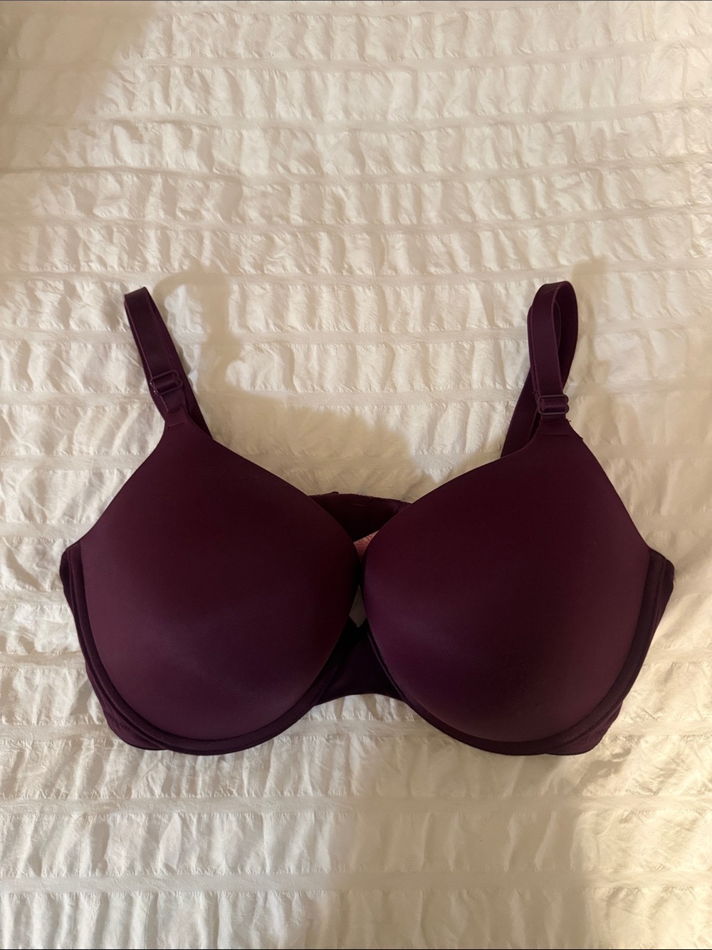 PINK Victoria's Secret Wear Everywhere Push Up Bra in Deep Plum